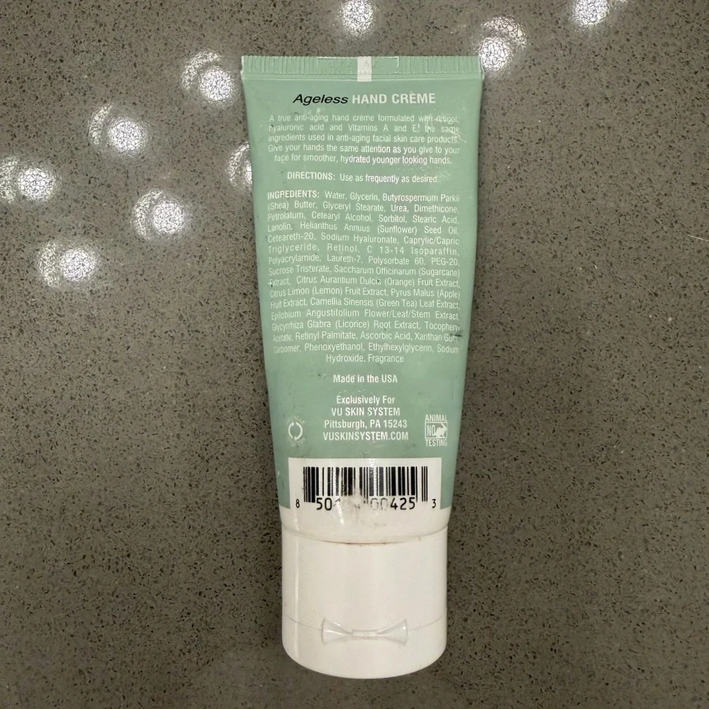 VU Skin System Ageless Hand Crème with Retinol Anti-Aging Lotion 2 fl oz